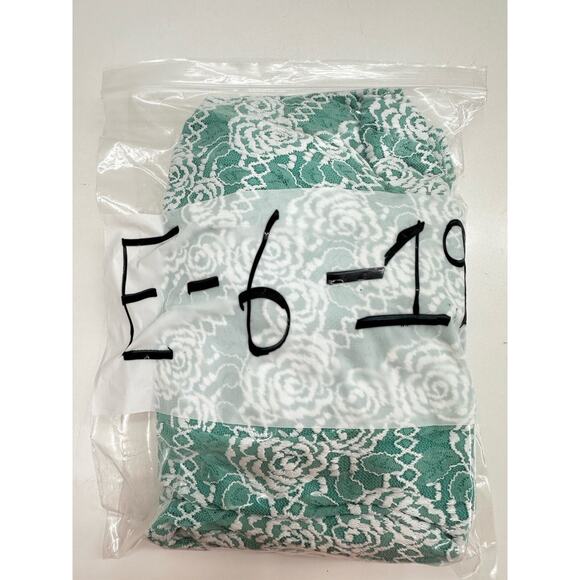 Rabbit Rabbit Rabbit Designs Womens Dress Size 4 Teal White Lace 3/4 Bell Sleeve - Picture 11 of 11